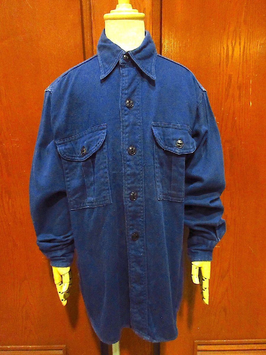 ビンテージ50's60's●BOY SCOUTS OF AMERICAキッズマチ付き長袖シャツ紺●240403c3-k-lssh 1950s1960sボーイスカウト古着拍卖
