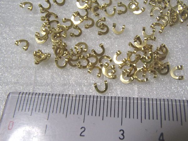 US輸入 スピナー用 クレビス Size 1 真鍮 100個拍卖