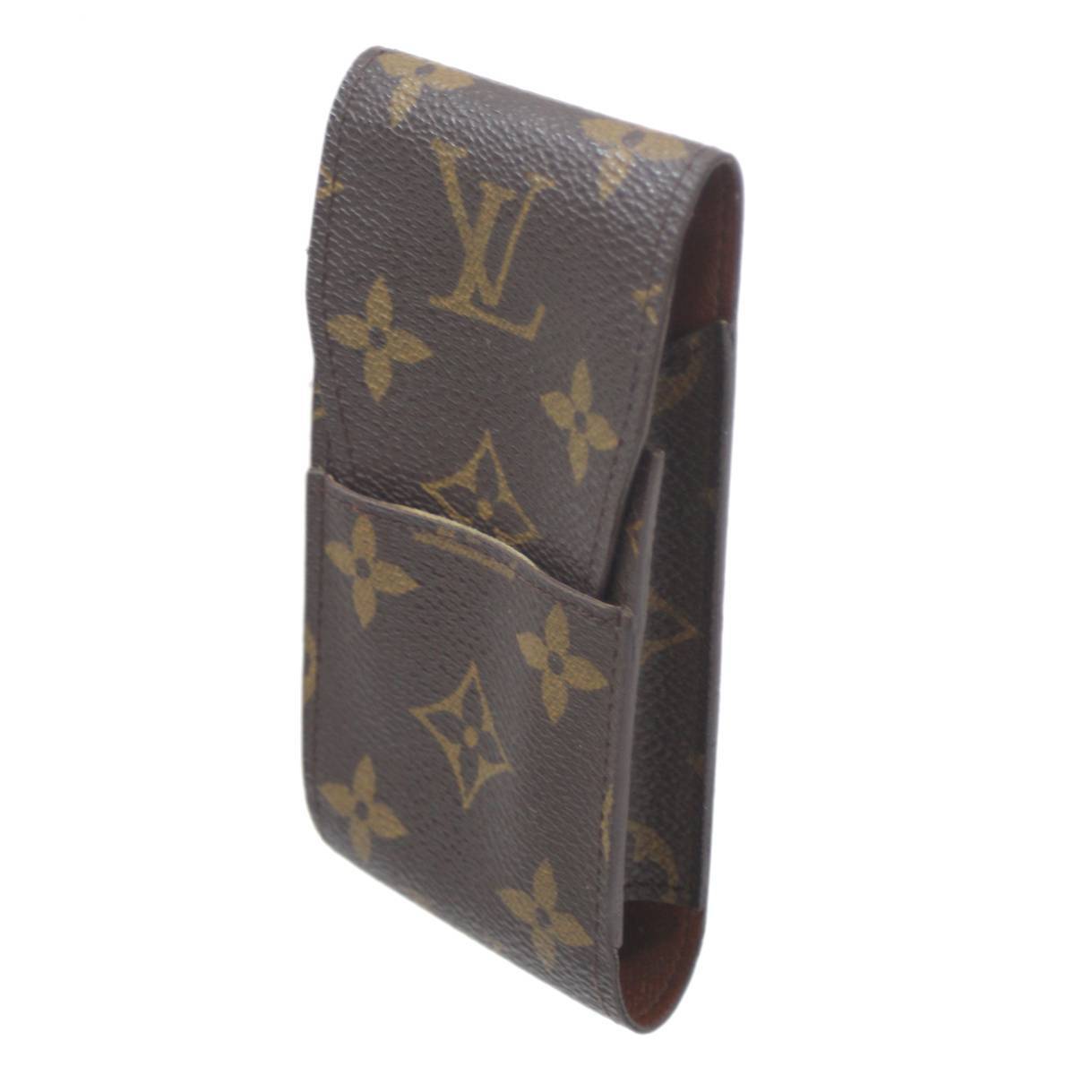 LOUIS VUITTON/ルイヴィトン エテュイ シガレットケース 煙草ケース モノグラム M63024 CT1927 NT-mi Bランク拍卖