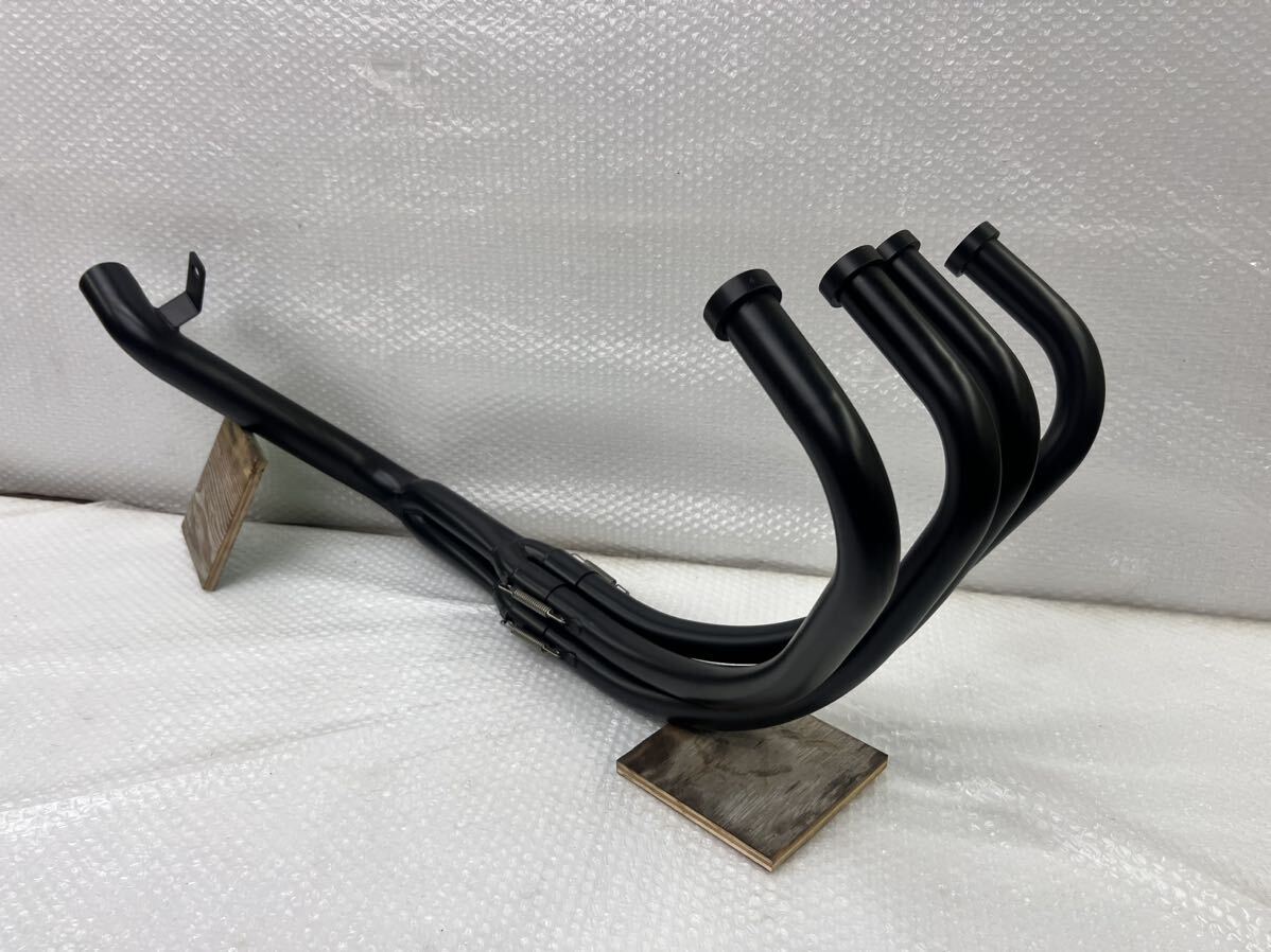 RR0050.CBX400F. 国内製造エンデタイプ黒塗りマフラー (検CBX400F.CBR400F.CB400SF.CB400T.CB250.Tスーパーホーク.JADE.ジェイド拍卖