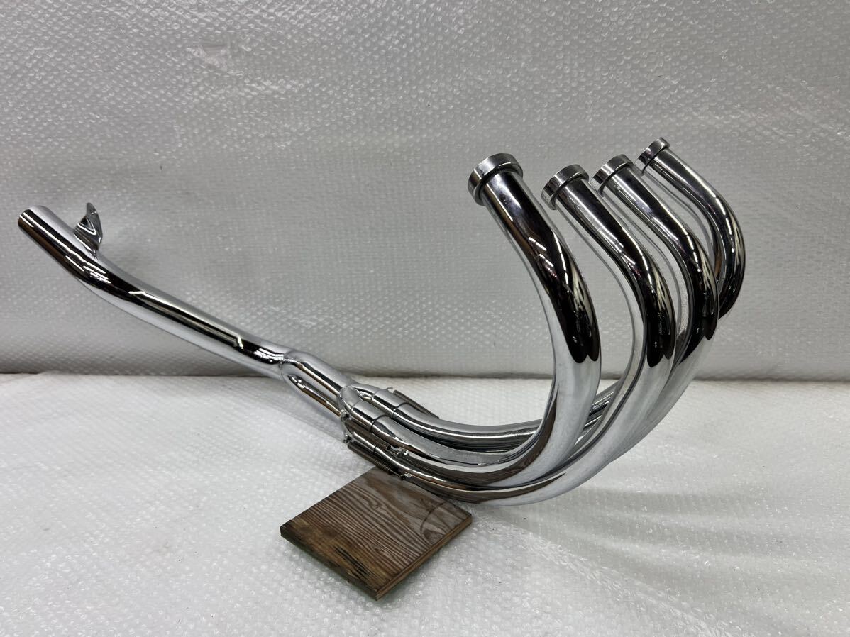 RR0054.CBX400F. 国内製造エンデタイプ2メッキマフラー (検CBX400F.CBR400F.CB400SF.CB400T.CB250.Tスーパーホーク.JADE.ジェイド拍卖