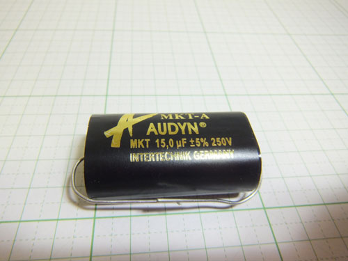 オーディンキャップ MKT-15.0μF/250V フィルムコンデンサー (1個)自作スピーカー 拍卖