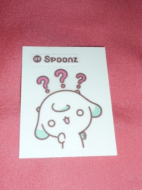 激レア! 韓国 キャラクター Spoonz ステッカー シール (非売品) ①拍卖