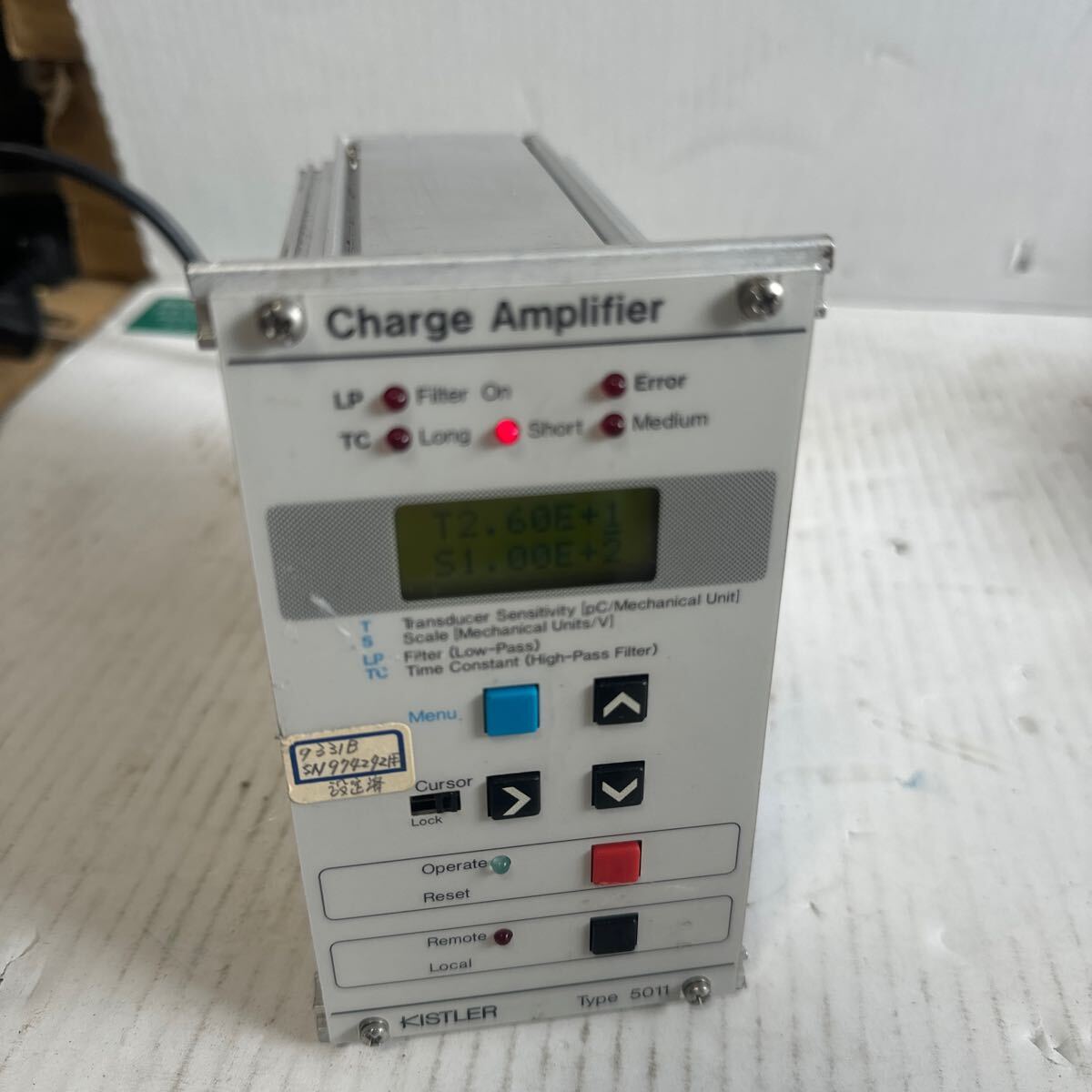 (D-8)キスラー Kistler 5011チャージアンプ 計測器拍卖