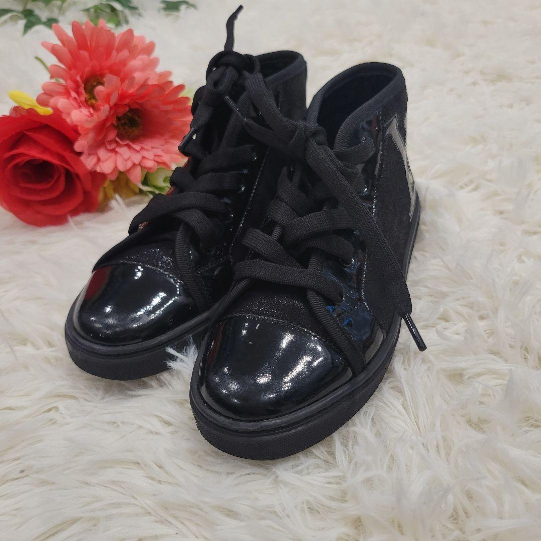 ルイヴィトン ブラック ハイカットスニーカー デカロゴ ショートブーツ拍卖