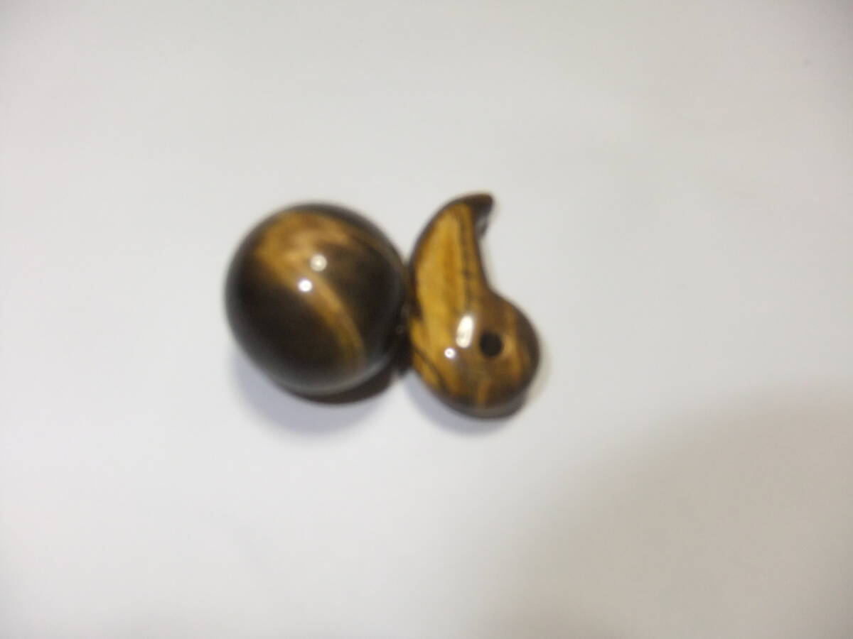パワーストーン タイガーアイの玉と勾玉拍卖