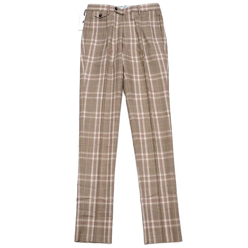 D0554S 新品 PT TORINO/GENTLEMAN FIT パンツ 【サイズ:44】 ベージュ コットンリネン DELUXE COTTON ピーティートリノ 拍卖