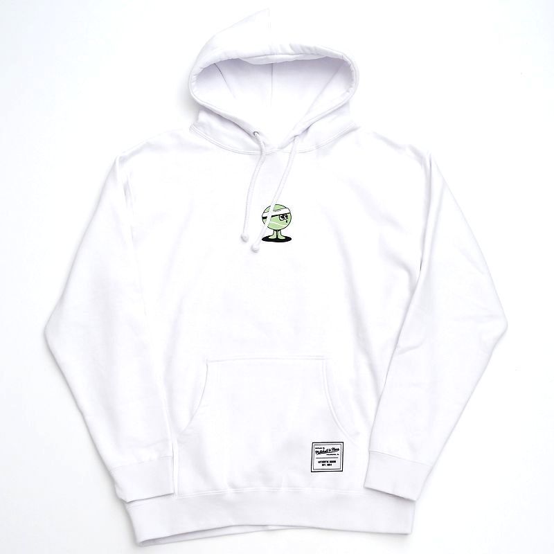 D0504ST5 未使用品 Mitchell&Ness/テニス パーカー 【サイズ:L】 ホワイト ミッチェルアンドネス拍卖