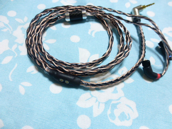 JH Audio 4ピン ケーブル MOGAMI 2799 八芯 ブレイド 編み込み 2.5mm4極 L字 ( 4.4mm5極 対応可 ) Roxanne Layla Angie 低音ダイアル付拍卖