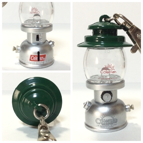 ※電池切れのためか光りません 約6cm 14.5g コールマン ランタンミュージアム ミニチュア ランタン拍卖
