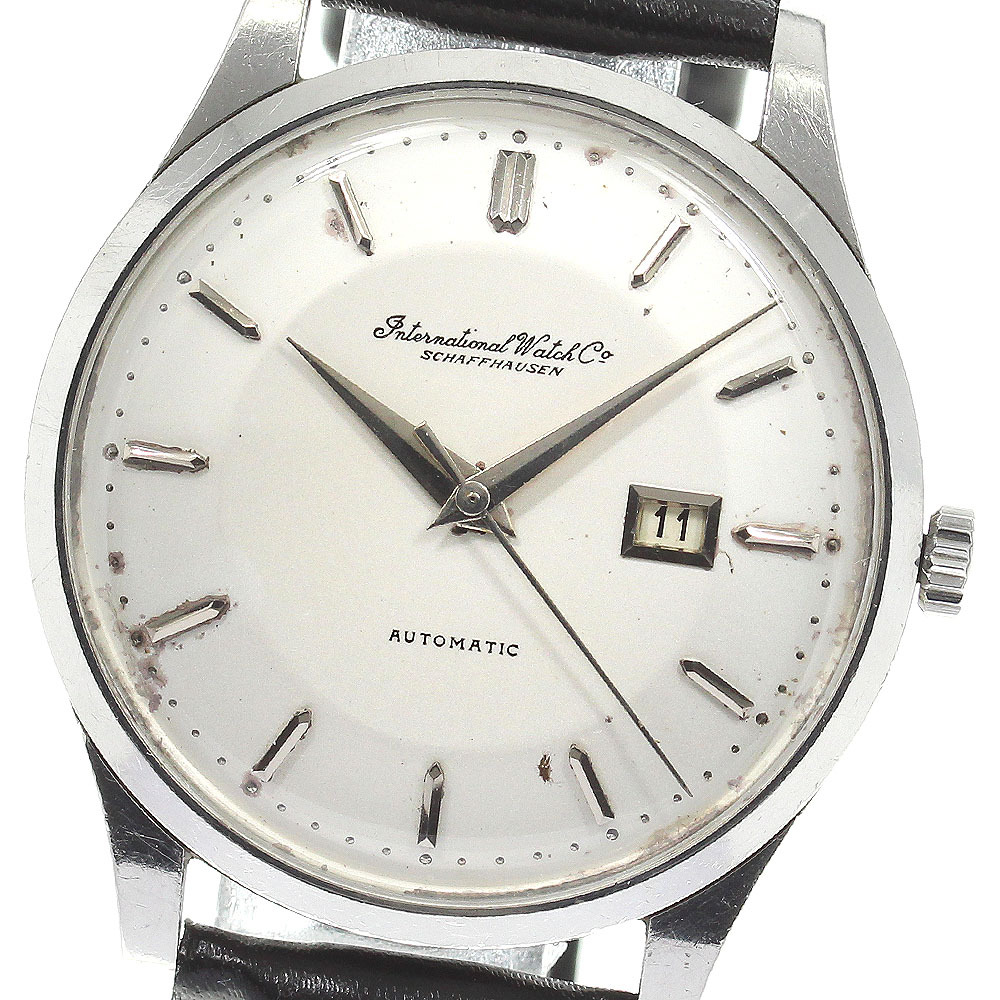 IWC SCHAFFHAUSEN ヴィンテージ デイト Cal.8531 リダンダイアル 自動巻き メンズ _813447拍卖