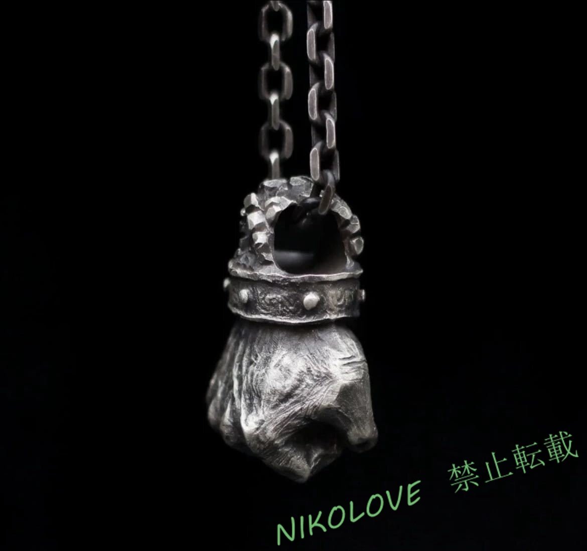 新品 ナックルネックレス 拳 鉄拳 ペンダント ネックレス ナックル フィスト 個性的 アクセサリー ステンレス かっこいい おしゃれ LA250拍卖