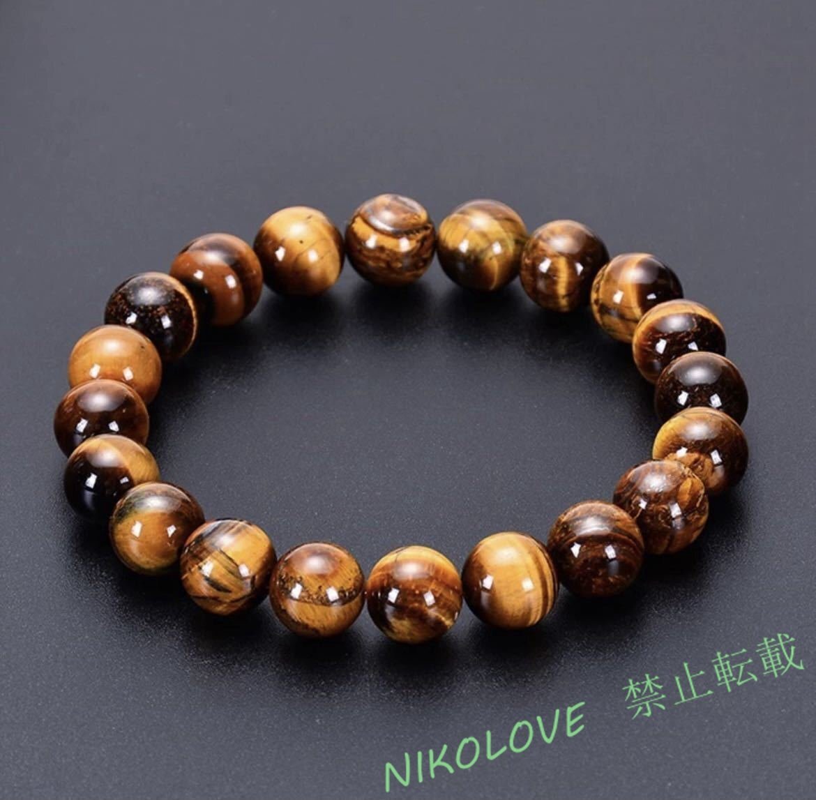 新品 サイズ サイズ選択 17 19 21 23mm 天然石ブレスレット タイガーアイ アクセサリー ビーズブレスレット バングル 天然石 LA135拍卖