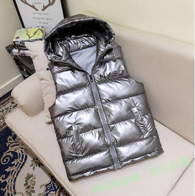 LB870 中綿ベスト ベスト メンズ*フード付き ジャケット 防寒着 アウトドア おしゃれ 秋冬 チョッキ グレー/2XLサイズ拍卖