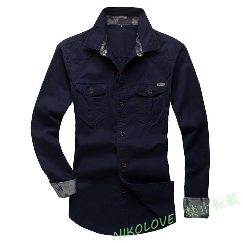 LB654 売れ筋 メンズ シャツ 長袖 ボタンダウン シャツ ピンオックス 多色選択可/M~5XLサイズ拍卖