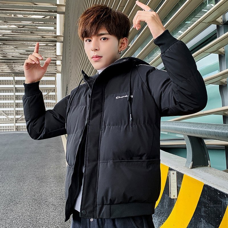 LB742 メンズ アウター 中綿 ジャケット ファー付きトップス コート 長袖 防風 防寒 厚手 暖かい 秋冬服 大きいサイズ M~4XLサイズ拍卖