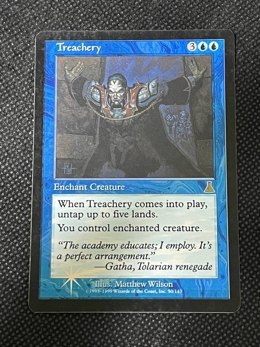 ★MTG★ウルザズ・デスティニー 不実/Treachery★Foil★英語1枚拍卖