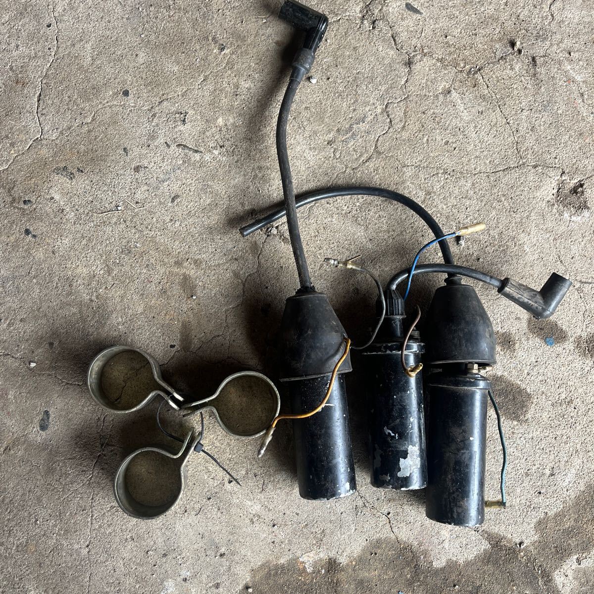 カワサキ 純正 金具 ステー 250ss 350ss 400ss KH250 KH400イグニッションコイル拍卖