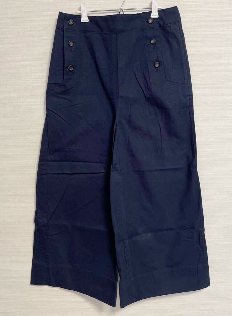カジュアルワイドパンツ L ネイビー ベルメゾン DAYS 美品拍卖