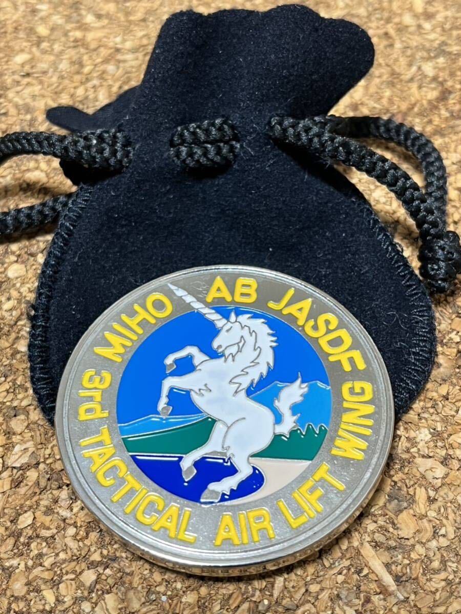 即決あり 航空自衛隊 第3輸送航空隊 チャレンジコイン JASDF 空自 美保基地 検索)ワッペン拍卖