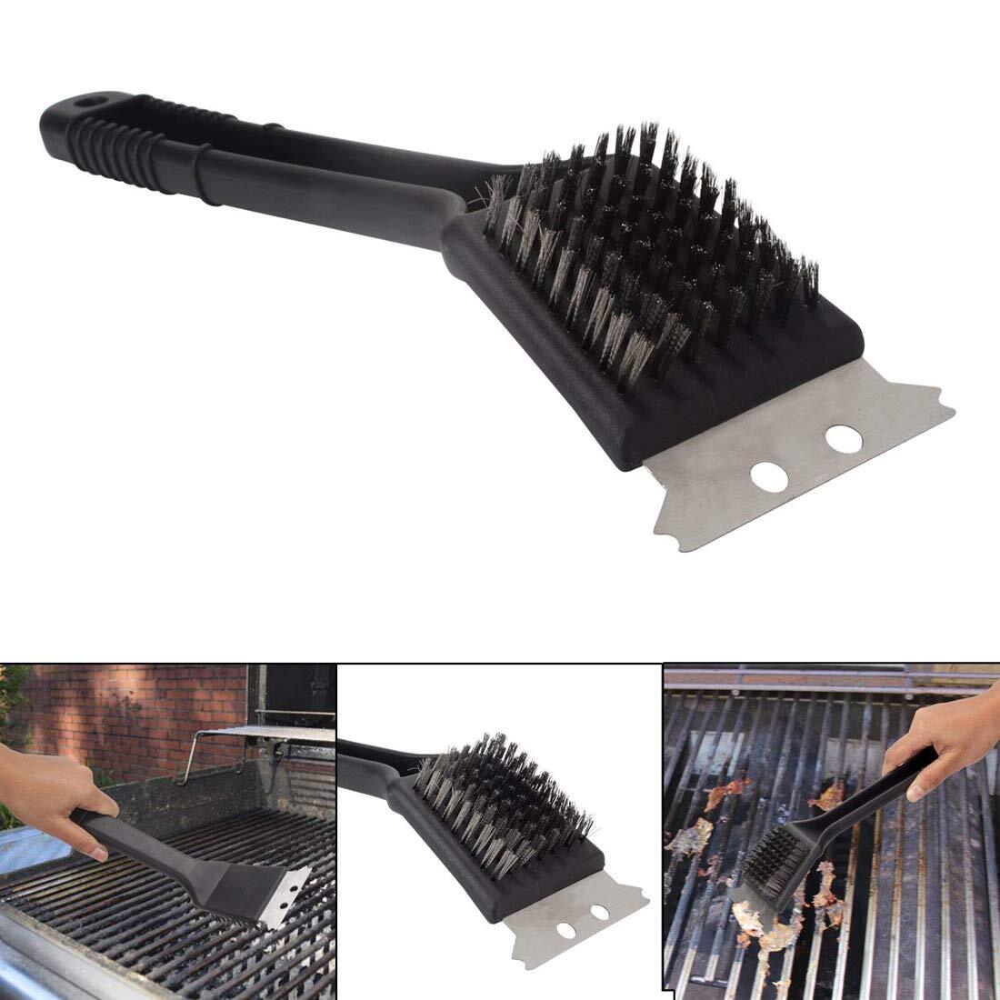 GENERIC OUTDDOR バーベキューロングブラシ バーベキュークリーナーブラシ BBQブラシ BBQクリーナー 網掃除 鉄板用ブラシ グリルブラシ 5拍卖