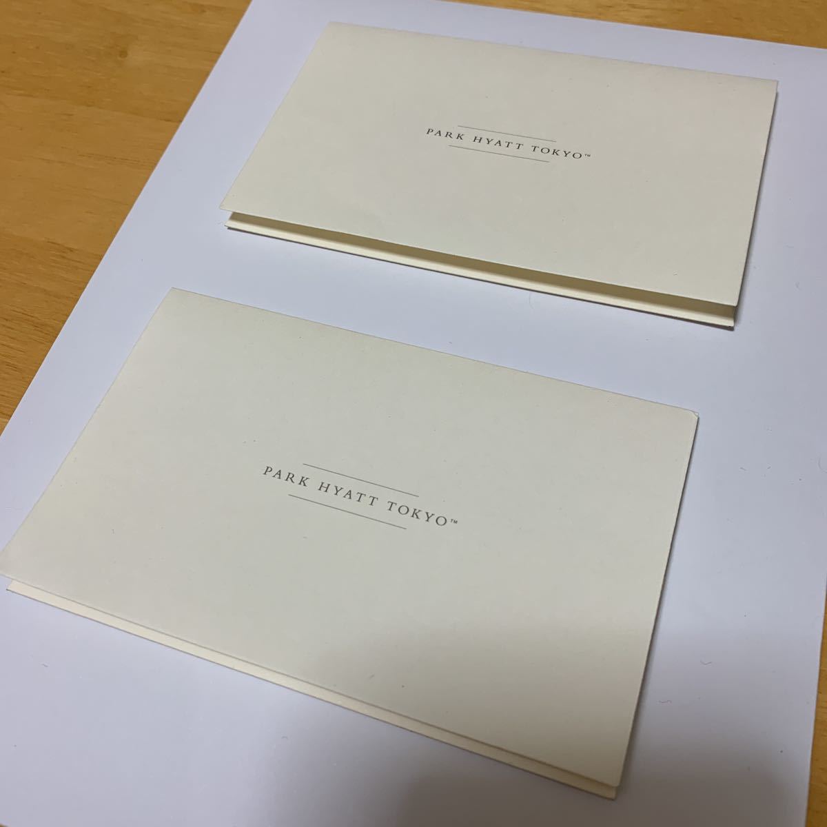 ★パークハイアット東京★park Hyatt★ホテル★カードケース★非売品★領収書入★拍卖