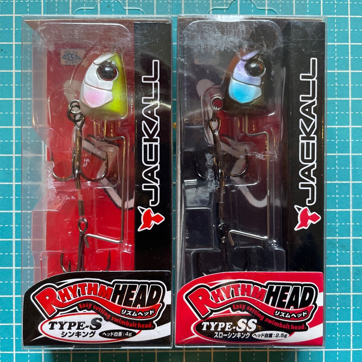 ジャッカル リズムヘッドSとSS 新品2個セット。4拍卖