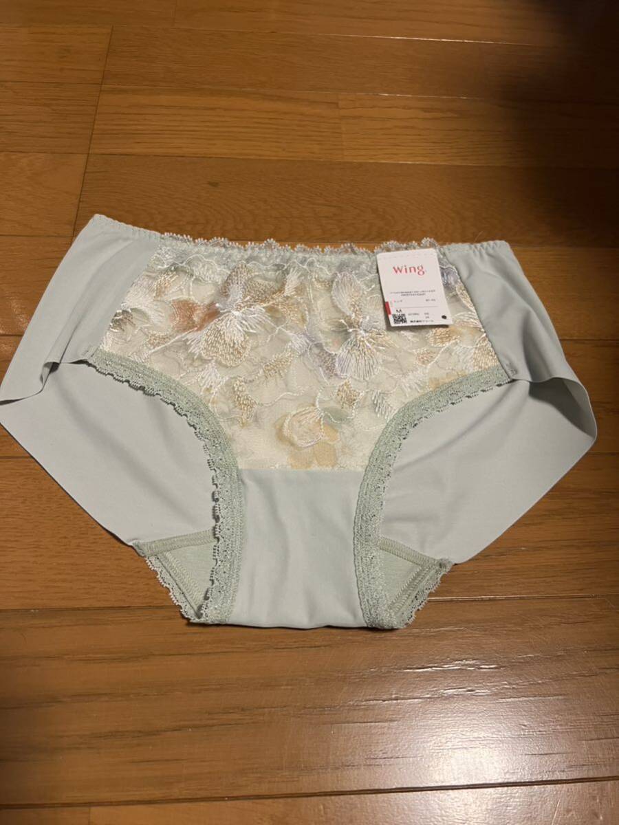 wacol ワコール wing Lesiage レジアージュショーツ KF2916 ME 青緑色 新品未使用です。 Mヒップハング拍卖