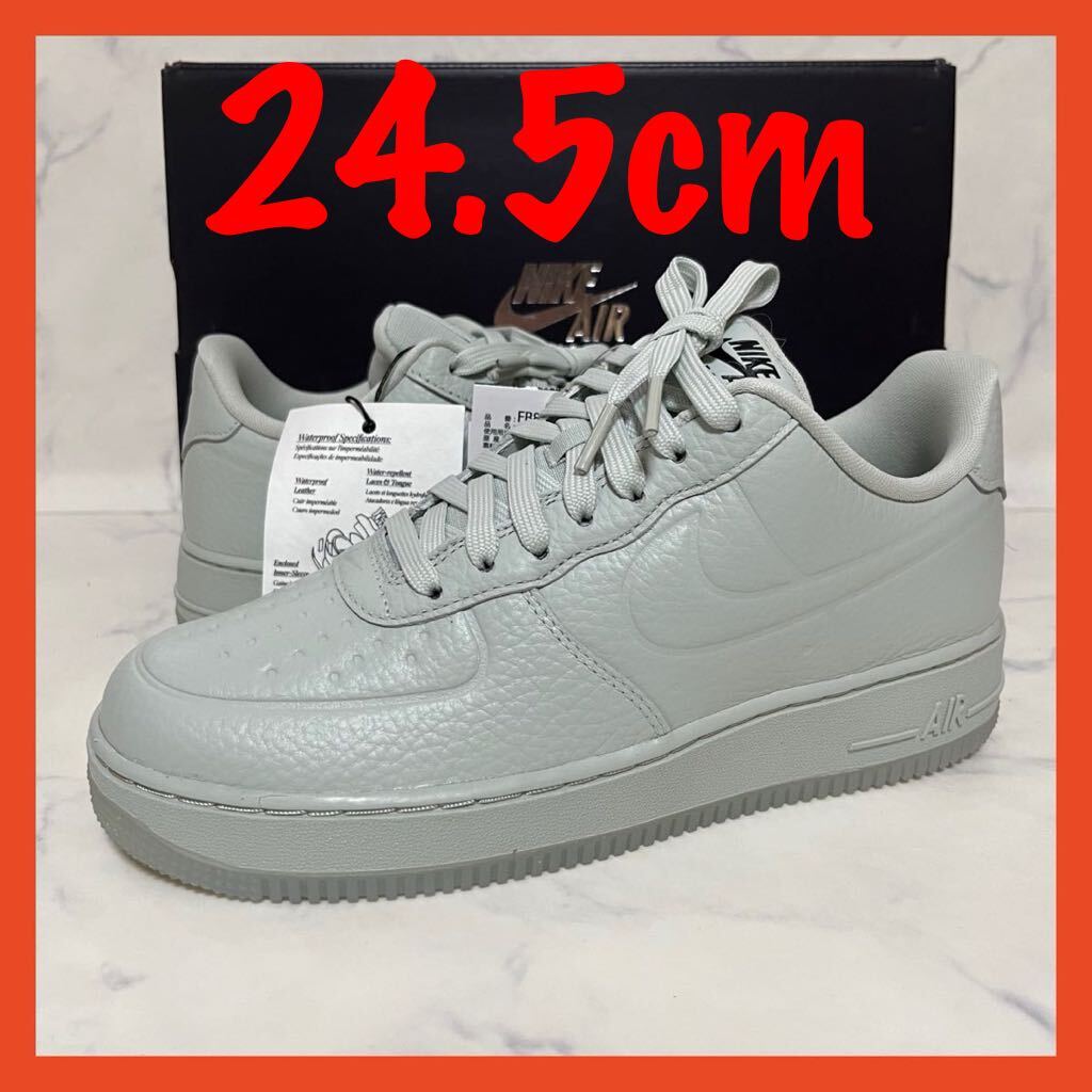 ★送料無料★【新品】24.5cm Nike Air Force 1 '07 Pro-Tech WP ナイキ エアフォース1 '07 プロテック WP ライトシルバー 防水 シューズ拍卖