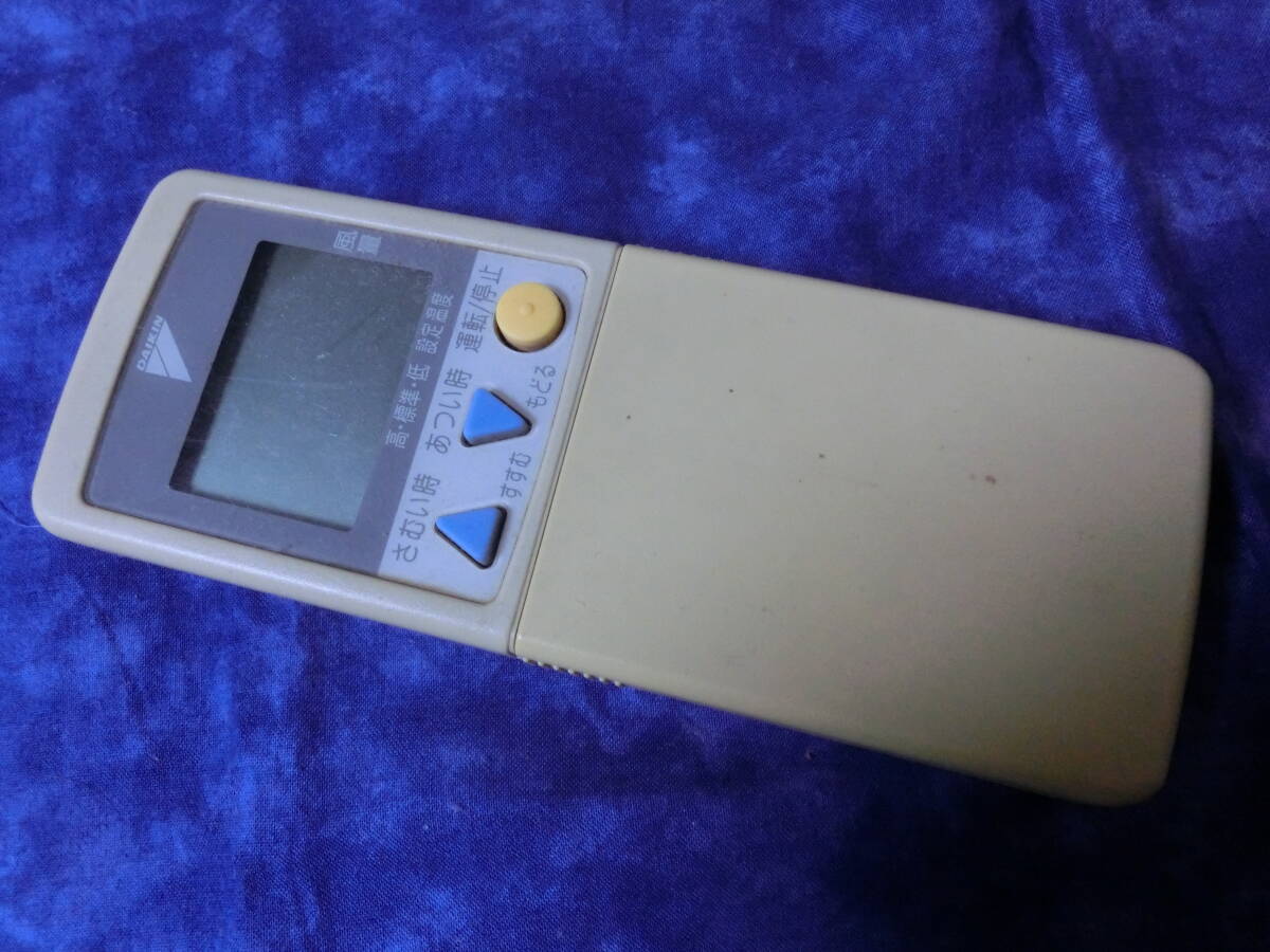 DAIKIN★ダイキン★純正★エアコン用リモコン★ARC418A1 実働使用品 単四電池2個必要拍卖