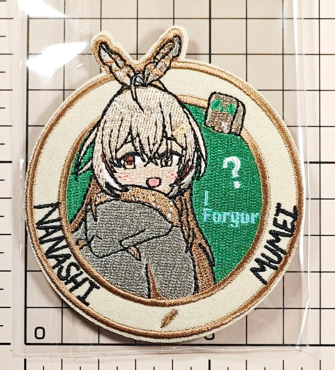 国内未発売 サークル正規品 七詩ムメイ 刺繍ベルクロワッペン ■ ホロライブEN Ouro Kronii hololive Vtuber WGW パッチ拍卖