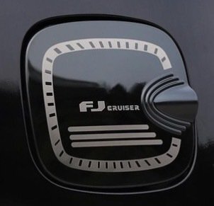 トヨタ FJクルーザー フューエルリッド 給油口カバー ガーニッシュ パーツ 1ピース ブラック ブルー シルバー拍卖