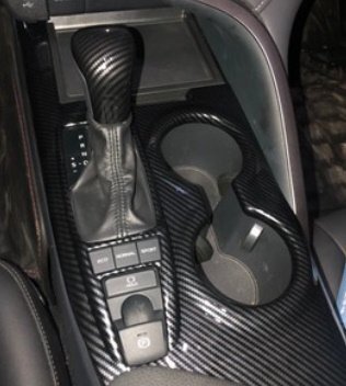 トヨタカムリ18-21用セントラルコントロールギアパネルトリム1P カーボンファイバー カーアクセサリー 傷汚れ防止 おすすめ おしゃれ拍卖