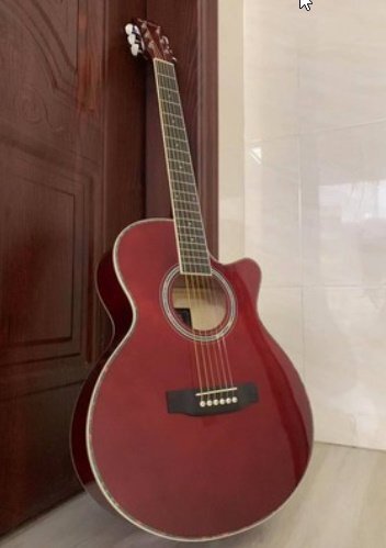 アコースティックギター本体1個! フォークギター! 初心者におすすめ! 40cm×104cm! 3色から選択可! 付属品もセット! 練習!拍卖