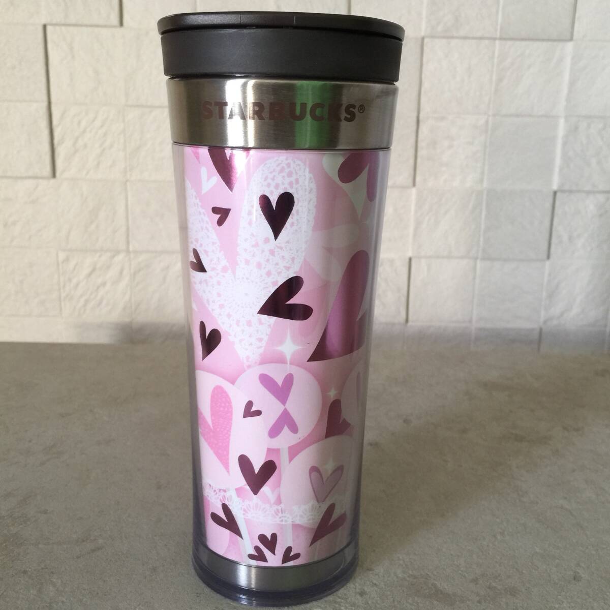 ★スタバ SSリングタンブラー ハート柄 350ml★スターバックス★拍卖