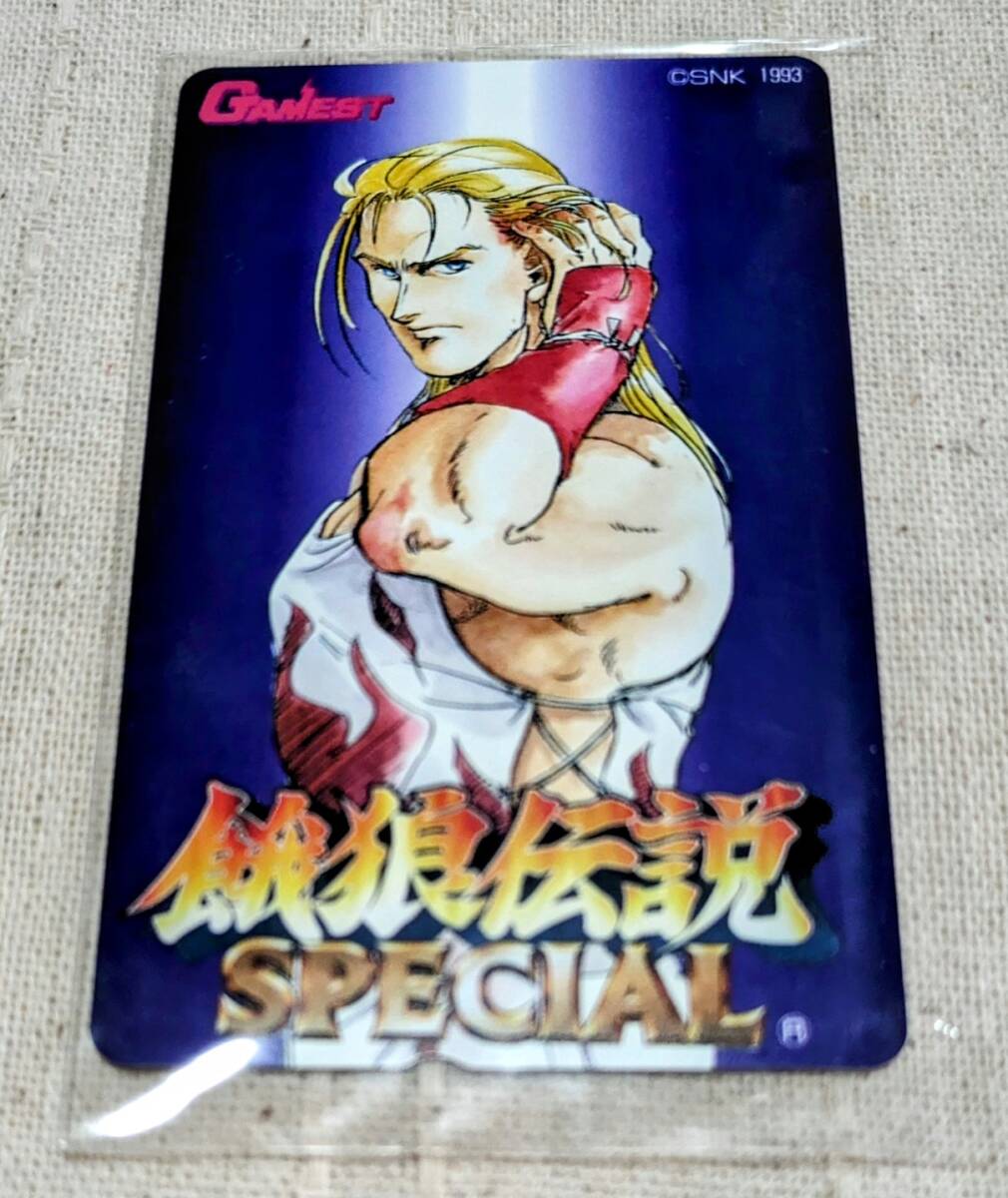 未使用 テレホンカード バトルファイターズ 餓狼伝説 SPECIAL ANDY アンディ ボガード拍卖