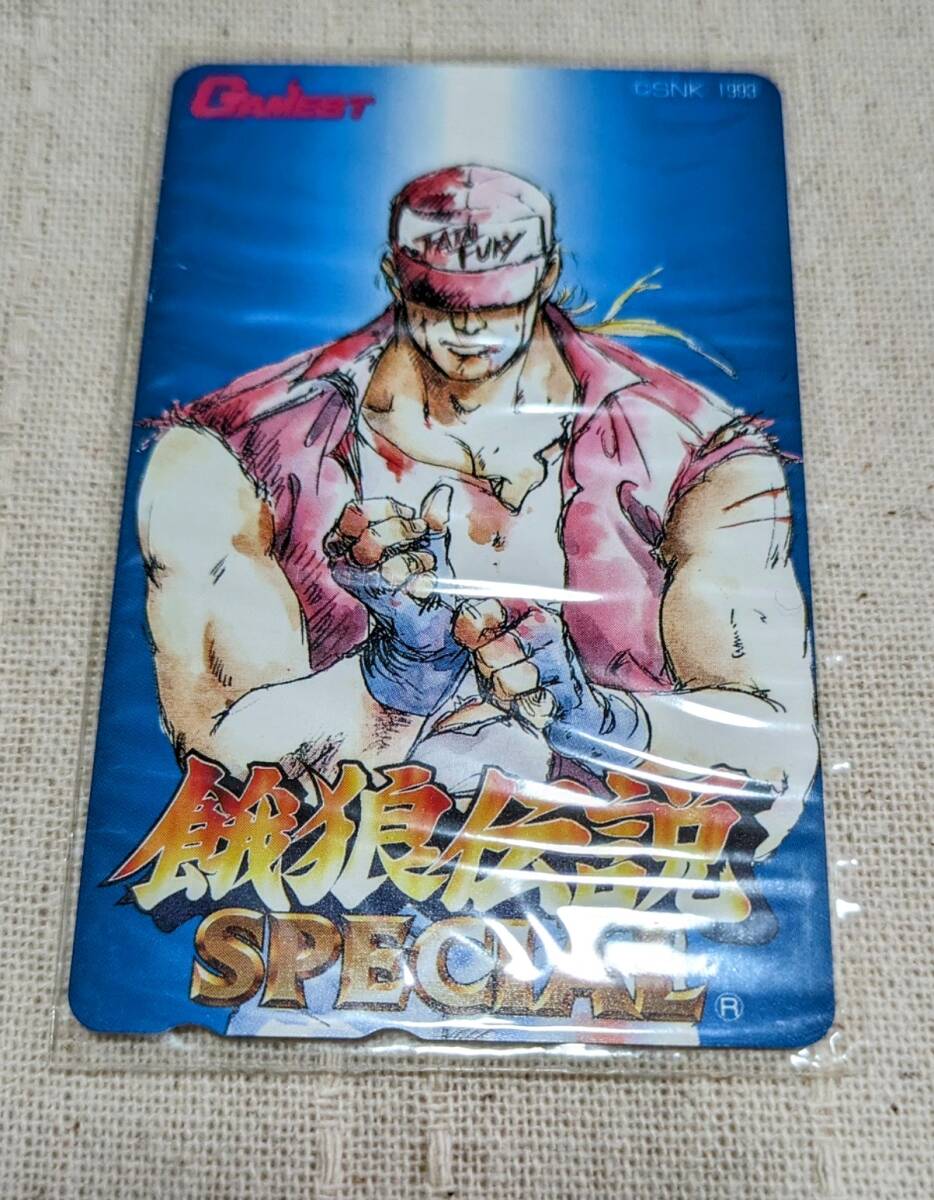 未使用 テレホンカード バトルファイターズ 餓狼伝説 SPECIAL TERRY テリー ボガード拍卖
