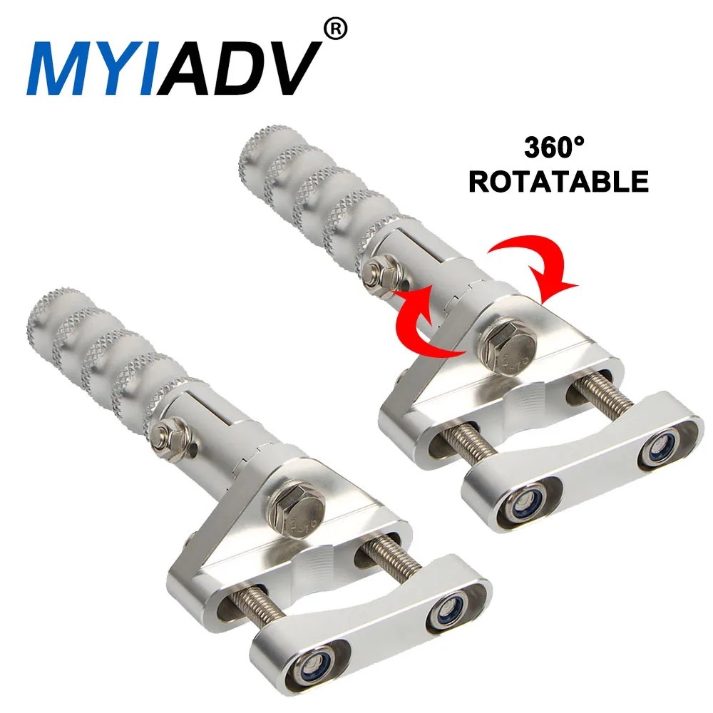 フットレスト フットペグ ステップ Bmw Ducati KAWASAKI ユニバーサルフィット アルミ拍卖