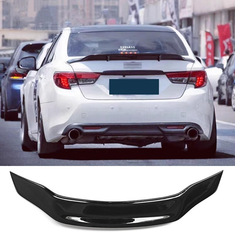 送料無料 TOYOTA トヨタ マークX 2010〜2017 リア スポイラー テールフィン プラスチック拍卖