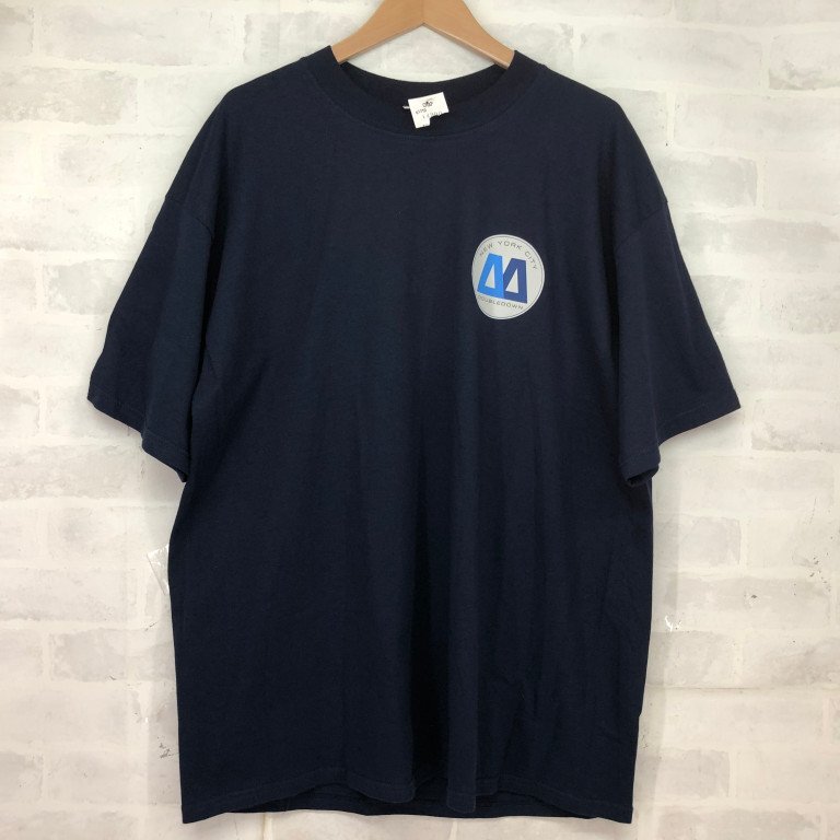 OLD DOUBLE DOWN ダブルダウン 90s 00s ヴィンテージ USA製 半袖 Tシャツ SIZE:XL ネイビー MH632024042505拍卖