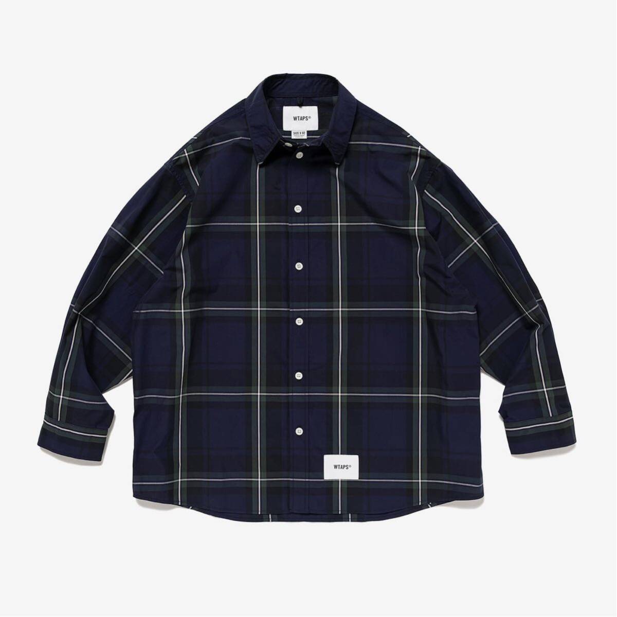 希少★新品本物【紺★L】TXT 01 LS COTTON BROADCLOTH TEXTILEブロードクロース テキスタイル 正規品 ディセンダント 入手困難 WTAPS 24SS拍卖