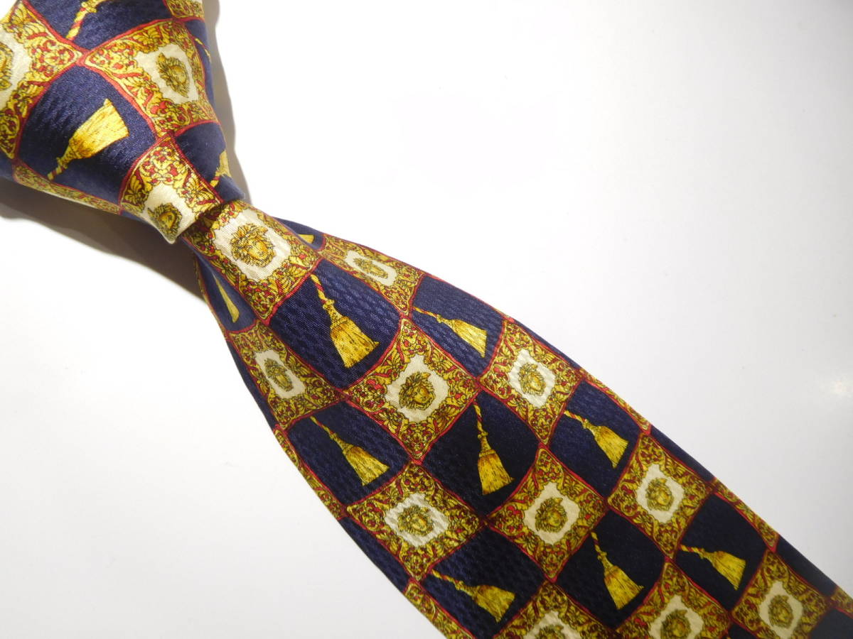 (49) VERSACE ベルサーチ ネクタイ/5/ヴェルサーチ 新品未使用品拍卖
