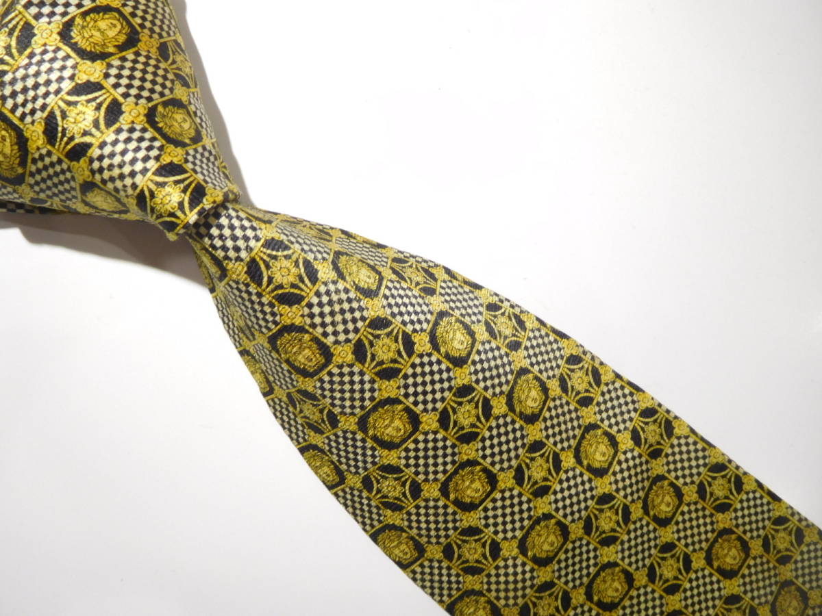 (66) VERSACE ベルサーチ ネクタイ/3/ヴェルサーチ拍卖