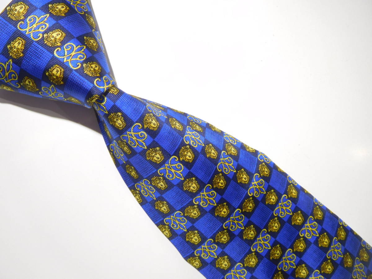 (66) VERSACE ベルサーチ ネクタイ/21/ヴェルサーチ 新品同様品拍卖