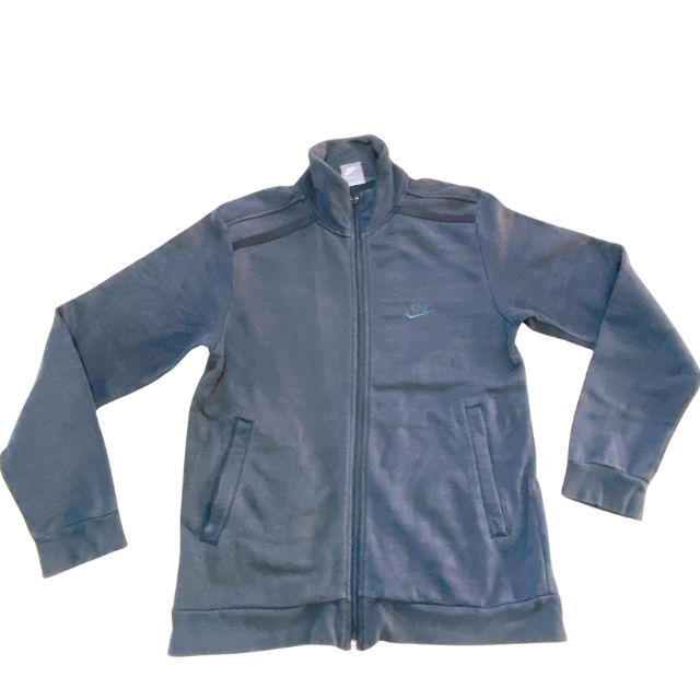 ナイキ スウェットジャケット ジップアップスウェット ブラック フェード NIKE ブラックロゴ スウォッシュ ロゴジッパー 雅瀬428拍卖