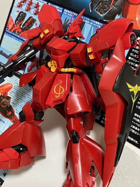 HGUC■サザビー■素組立完成品/一部スミ入れ*外箱・説明書つき*1/144スケール模型2008年ガンプラ機動戦士ガンダム逆襲のシャア拍卖