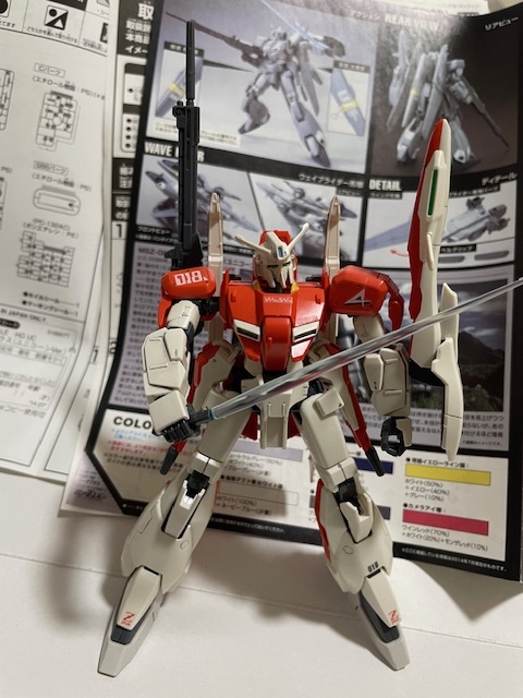 HGUCガンダムZETA plusゼータプラス■テスト機イメージカラー*ガンプラEXPO素組立完成品/一部スミ入れ*アムロ搭乗機1/144スケール2014拍卖