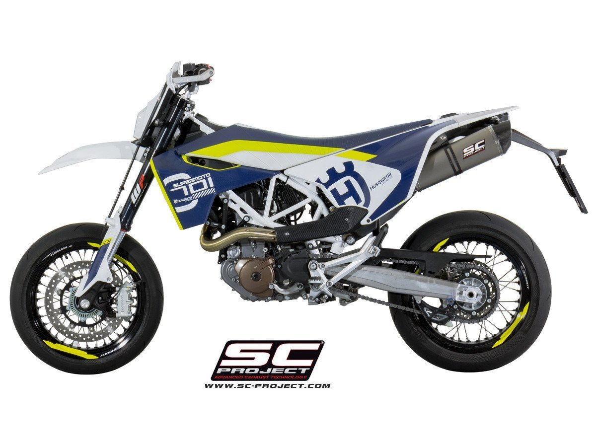 【国内在庫】SC-PROJECT SCプロジェクト オーバルサイレンサー バッフル付 HUSQVARNA ハスクバーナ 701 ENDURO / SUPERMOTO スーパーモト拍卖