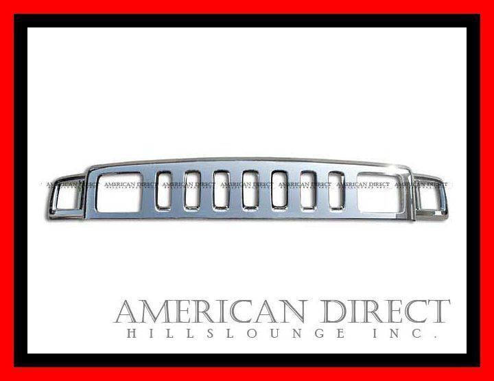 【即納/純正タイプ/クローム】06-10y ハマーH3 フロント グリル OE メッキ バンパー ヘッド ライト ランプ H3 ウインカー15834195 15834196拍卖