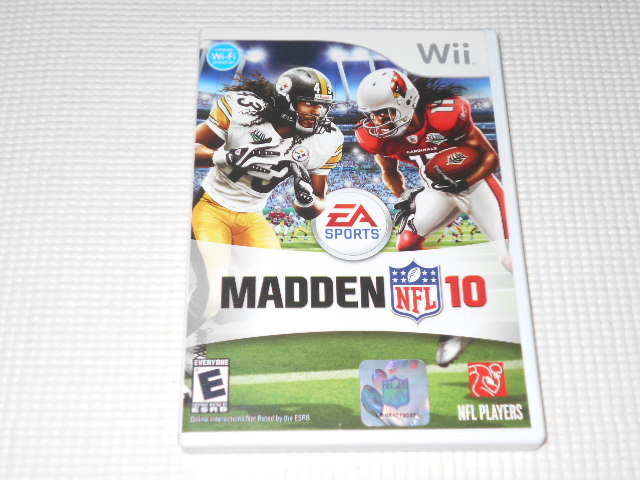 Wii★MADDEN NFL 10 海外版(国内本体動作不可)★箱付・説明書付・ソフト付拍卖